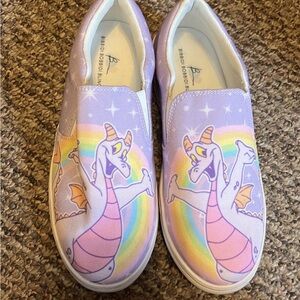 RARE Bibbidi Bobbidi Bling Disney Figment Slide On Shoes Women’s Size 7